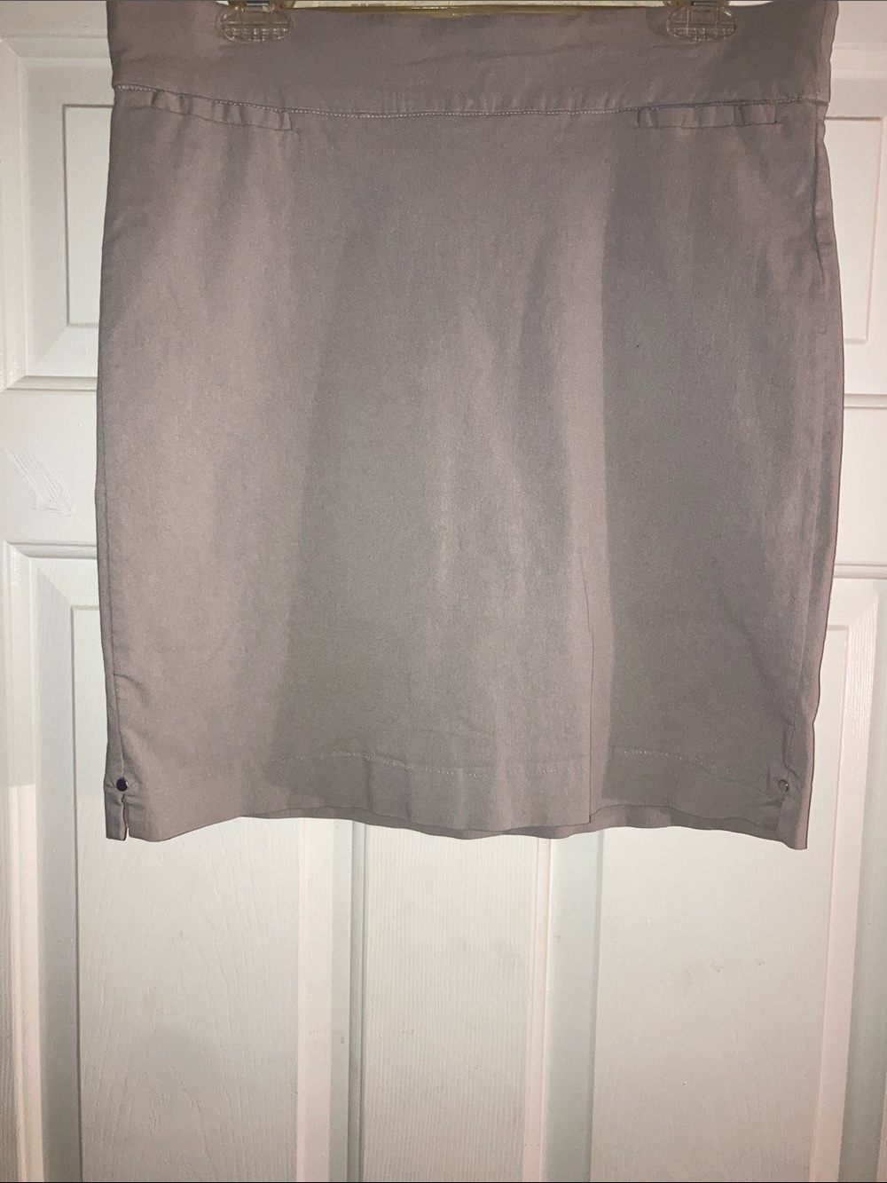 Kim Rogers Taupe Pencil Skirt